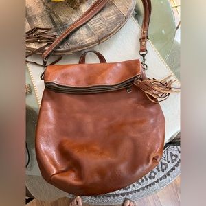 Patricia Nash brown leather bag. Medium/large size